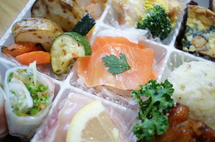 小分けしてある惣菜